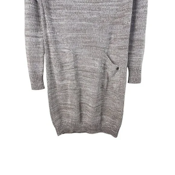 Prana Cowl Neck Archer Sweater Dress Pockets Organic Cotton Wool Blend Neutral - Picture 3 of 10